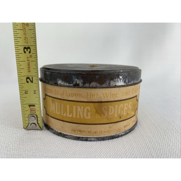 Vintage Good Time Mulling Spices Tin‎ Spice Couple Company - Picture 9 of 11
